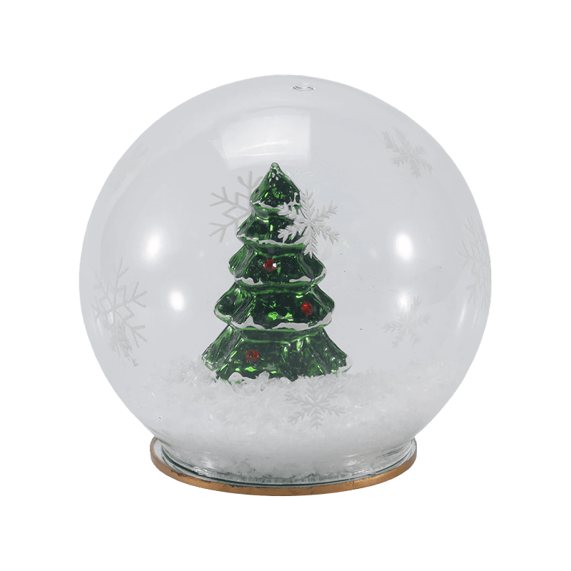 Đèn quả cầu thủy tinh lễ hội (Ánh kim / Cây thông Noel / Cảnh đêm / Kiểu người tuyết)