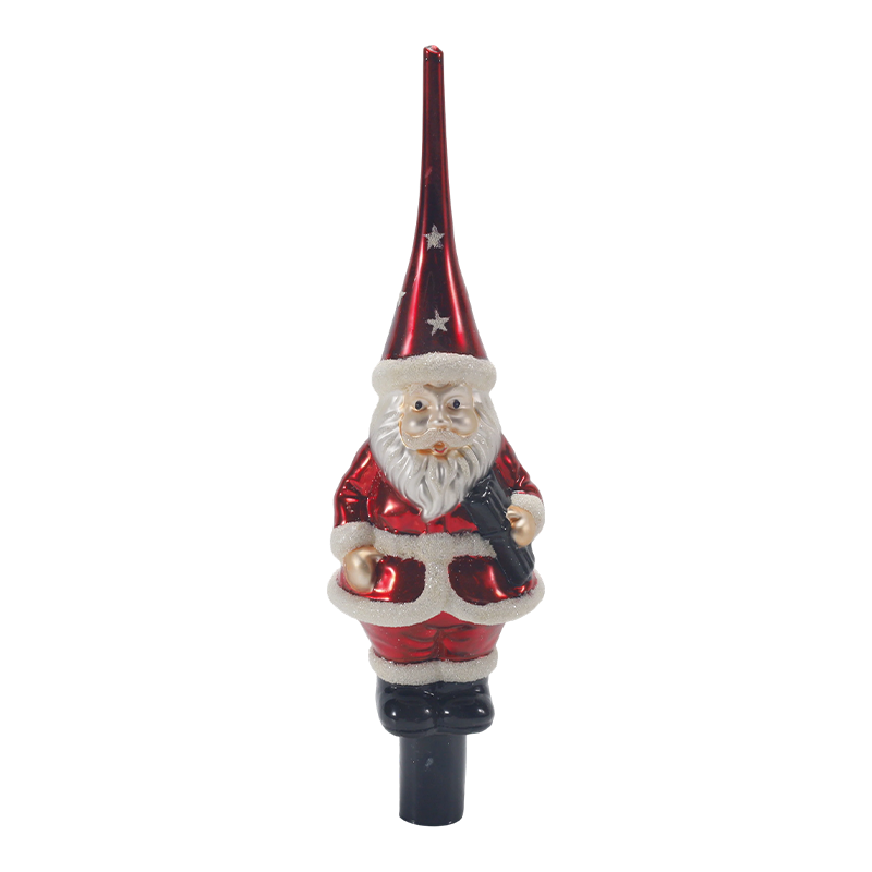 Quán rượu trang trí cây thông Noel bằng kính thủy ngân cổ điển