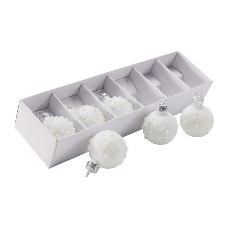 Bộ trang trí quả bóng Giáng sinh bằng thủy tinh lễ hội