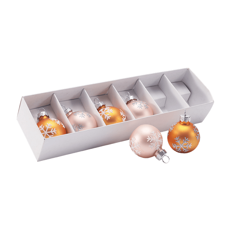 Bộ trang trí quả bóng Giáng sinh bằng thủy tinh cao cấp